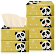 6 Packs 3-Ply Toilet Paper Household Paper Soft Toilet Tissue Bath Tissue Bathroom Toilet Soft Paper