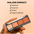 thumbnail image 5 of Hard Candy, Moods Shadow Palette, 4 Bold & Buildable Monochromatic Shades, BURN, .10oz, 5 of 8