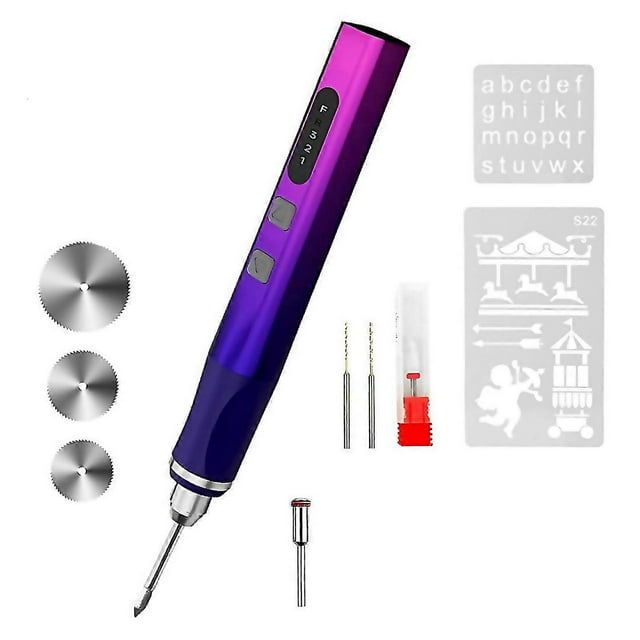 For Engraving Pen 3speed Rotary Cordless Engraver With 37