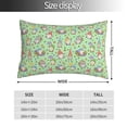 thumbnail image 2 of Pofeuu Spring Gnomes Print Polyester Microfiber Plush Pillowcases, Super Soft and Cozy Pillow Case Covers with Envelop Closure（Pillow core not included）-14"x20", 2 of 6