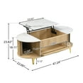 thumbnail image 6 of Christopher Knight Home Nova Lift-Top Coffee Table with Hidden Storage, 6 of 10