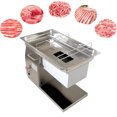 thumbnail image 2 of INTBUYING Commercial Meat Cutting Machine 5mm Blade Slicing and Shredding Multifunctional Integration Stainless Steel Meat Cutter QH, 2 of 10