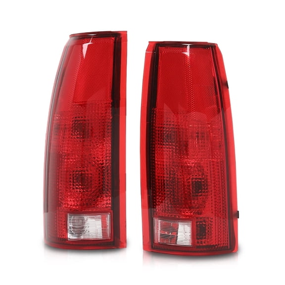 Set of 2 Driver and Passenger Side Tail Lights Fit For 88-98 Chevrolet C1500