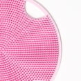 thumbnail image 3 of Boie USA Flat Body Scrubber - Handheld Exfoliating Loofah Alternative (Pink), 3 of 5