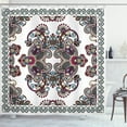thumbnail image 1 of Ambesonne Vintage Shower Curtain, Curlicues Floral Design, 69"Wx70"L, Multicolor, 1 of 3