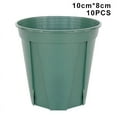 thumbnail image 1 of PENGXIANG 10pcs Plastic Plant Pots Root-Control Nursery Seedling Planter Garden Flower Pot Container 10pcs 10cm*8cm, 1 of 2