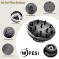 thumbnail image 2 of WPESI Accesorio difusor para secador de pelo, difusor de secador de pelo, difusor de pelo adaptable para secadores con D-1.4 pulgadas a 2.4 pulgadas para cabello rizado u ondulado, (negro), 2 of 5