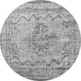 thumbnail image 1 of Ahgly Company Indoor Round Persian Gray Traditional Area Rugs, 4' Round, 1 of 1