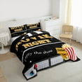 thumbnail image 3 of Manfei Popcorn Cinema Bedding Comforter Set,Moive Night Twin Comforter Sets,Vintage Filmstrip Bedding Set For Kids,Ultra Soft Home Decor Reversible,2pcs, 3 of 8