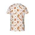 thumbnail image 6 of Honeii Cute Squirrel Fall Print Youth Short Sleeve T-Shirt,Boys Athletic Shirt,Quick Dry Short Sleeve Performance Moisture Wicking T Shirt, 6 of 6