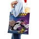 thumbnail image 4 of Sylvester and Tweety Pie Bolso de tela con estampado de lienzo para mujer, bolsa de compras reutilizable y estética, con cremallera interior, regalo para mujer,38*45cm., 4 of 6