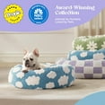 thumbnail image 6 of Donut Large Dog Bed - Round Cat Beds for Indoor Anti-Anxiety Calming Pet Beds, Washable Cute Modern Beds with Jacquard Shaggy Plush & Anti Slip Bottom, 36 Inch, 6 of 6