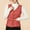 Red, variant on Jacenvly Winter Puffer Vest for Women Cropped Stylish Misses Waistcoat Gilet Jacket Coat Outwear Solid Keep Warm Tops