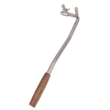Vensio-Bonsai Branch Bending Tool High Accuracy Stainless Steel Branch Bender with Walnut Wood Handle Professional Courtyard Garden Styling Wrenches Size M12 16.54 inches 42 cm