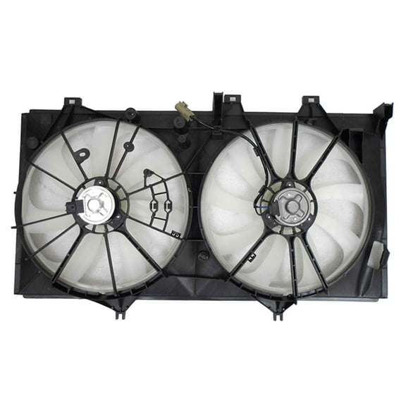 Agility Auto Parts 6010071 Dual Radiator and Condenser Fan Assembly for Toyota Specific Models