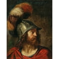 thumbnail image 3 of Circle of Giovanni Francesco Barbieri 12x14 Black Modern Framed Museum Art Print Titled - Mars, 3 of 5