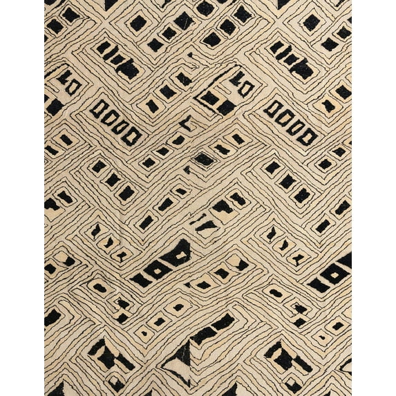 Ahgly Company Indoor Rectangle Abstract Pastel Orange Solid Area Rugs, 7' x 10'