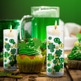 thumbnail image 5 of St. Patrick's Day Vase Filler Set - 12oz Shamrock & Gold Beads Acetate Gems for Centerpiece, Candle Holder or Clear Jar Decoration (Filler Only, No Candle/Cup), 5 of 7