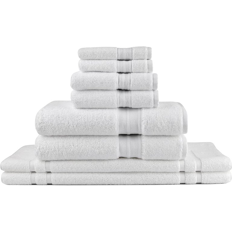 1888 Mills Oasis Bath Towels 27x54 100% Ring Spun 2-Ply Combed Cotton Loops  White 3 Dz Per Case