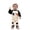 Black-305, variant on CUZIBR 2 Piece Baby Boys Halloween Skeleton Costume Set Long Sleeve Bone Print Jumpsuit Snap Crotch Romper With Letter Knit Beanie Hat Toddler Infant Party Outfit,Black,0-3 Months