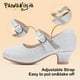 thumbnail image 3 of Zapatos de vestir PANDANINJIA Molly Mary Jane Tacones para niñas, 3 of 6