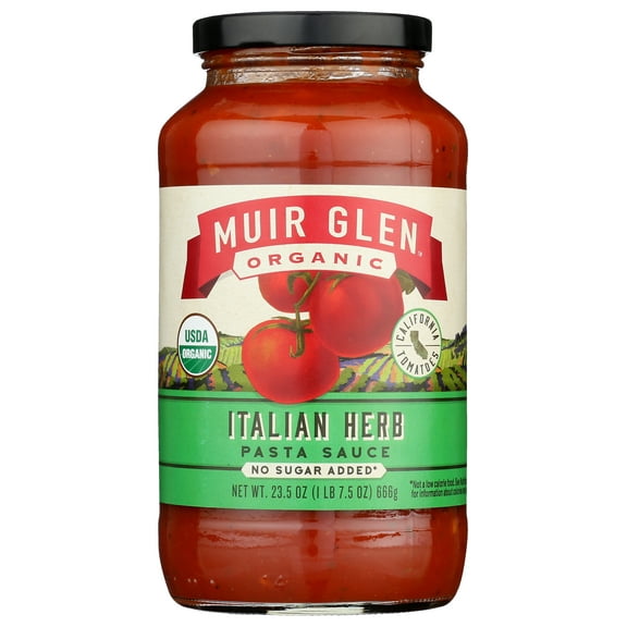 Pack of 12, Muir Glen Italian Herb Pasta Sauce, 23.5 oz
