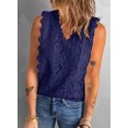 thumbnail image 3 of HOTAPEI Womens Tank Top Casual Sleeveless Tops Lace Tunic Tank Tops V Neck Summer Shirts Blouse, 3 of 7