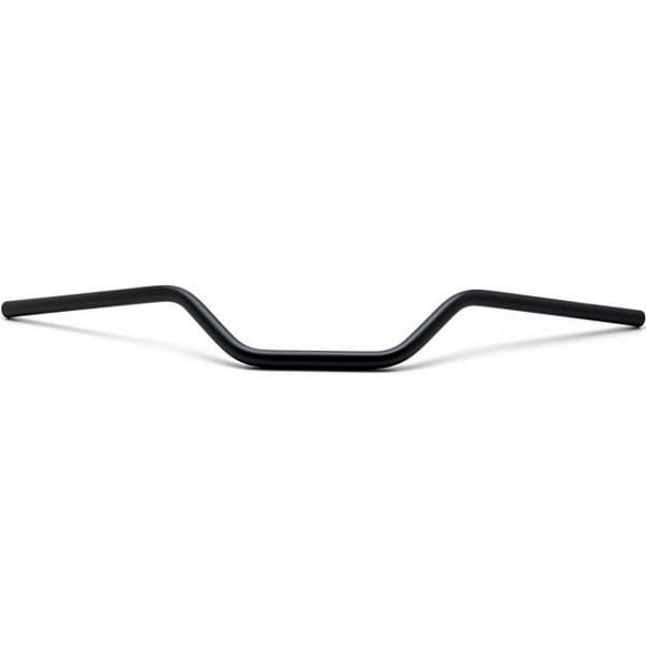 Krator Motorcycle Handlebar 7/8" Black Bars Euro Style Compatible with Honda VTR 1000 Interceptor Super Hawk