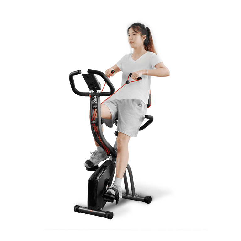 Folding stationary bike walmart sale