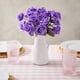 thumbnail image 4 of Flores artificiales, claveles morados Juvale, paquete de 100, 4 of 9