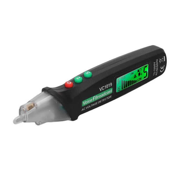 Detector de VoltaJe de no ContactO, 5 Niveles Sensibilidad a la Pluma Eléctrica de Detección ráspida para el HOGAR PARA EL HOGAR