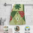 thumbnail image 5 of Christmas Xmas Trees Hand Towels 2 PCS, Winter Holiday Patchwork Kitchen Towel Ultra Soft and Highly Absorbent,Decorative Fingertip Face Towel for Bathroom Hotel, 28.3"x14.4", 5 of 6