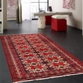 thumbnail image 3 of Pasargad Home Vintage Azerbaijan Hand-Knotted Wool Area Rug  3'11" X 5' 4", 3 of 5