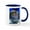 White/Navy Inside, variant on CafePress - Wolf Family - 11 oz Ceramic Mug - Novelty Coffee Tea Cup