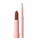 thumbnail image 2 of Barra de labios + Perfilador de labios Mate Fácil de aplicar 24 horas de brillo suave e hidratante Bálsamo labial transparente, 2 of 4