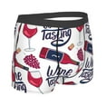 thumbnail image 3 of Kll Red Wine Glass Bottle Men'S Cotton Boxer Briefs Underwear-Medium, 3 of 9