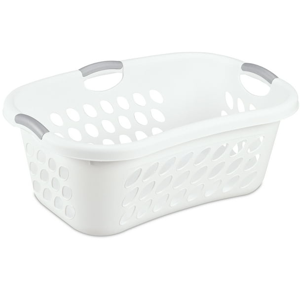 Sterilite 1 25 Bushel 44 L Ultra Hiphold Laundry Basket White