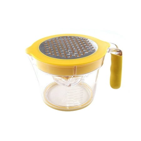 

Yrtoes Citrus Juicer Manual Juicer Orange Lemon Juicer Manual Hand Squeezer with Built-in Measuring Cup and Grater