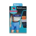 thumbnail image 5 of Fruit of the Loom Men's Breathable Cotton Micro-Mesh Black and Gray Boxer Briefs, 5 Pack, 5 of 5