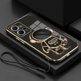 thumbnail image 3 of Funda enchapada con soporte de astronauta para Xiaomi Redmi Note 13, 12 Pro, 12C, 12S, 11, 11S, 10, 10S, 10A, 10C, 9S, 9A, 9C, 9T, A1Plus, A2, 3 of 4