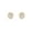 Yellow, variant on Fireborn Round-Shaped Diamond, Sterling Silver Earrings for Women, 0.5 CTW, 0.98 g, 14K White Gold