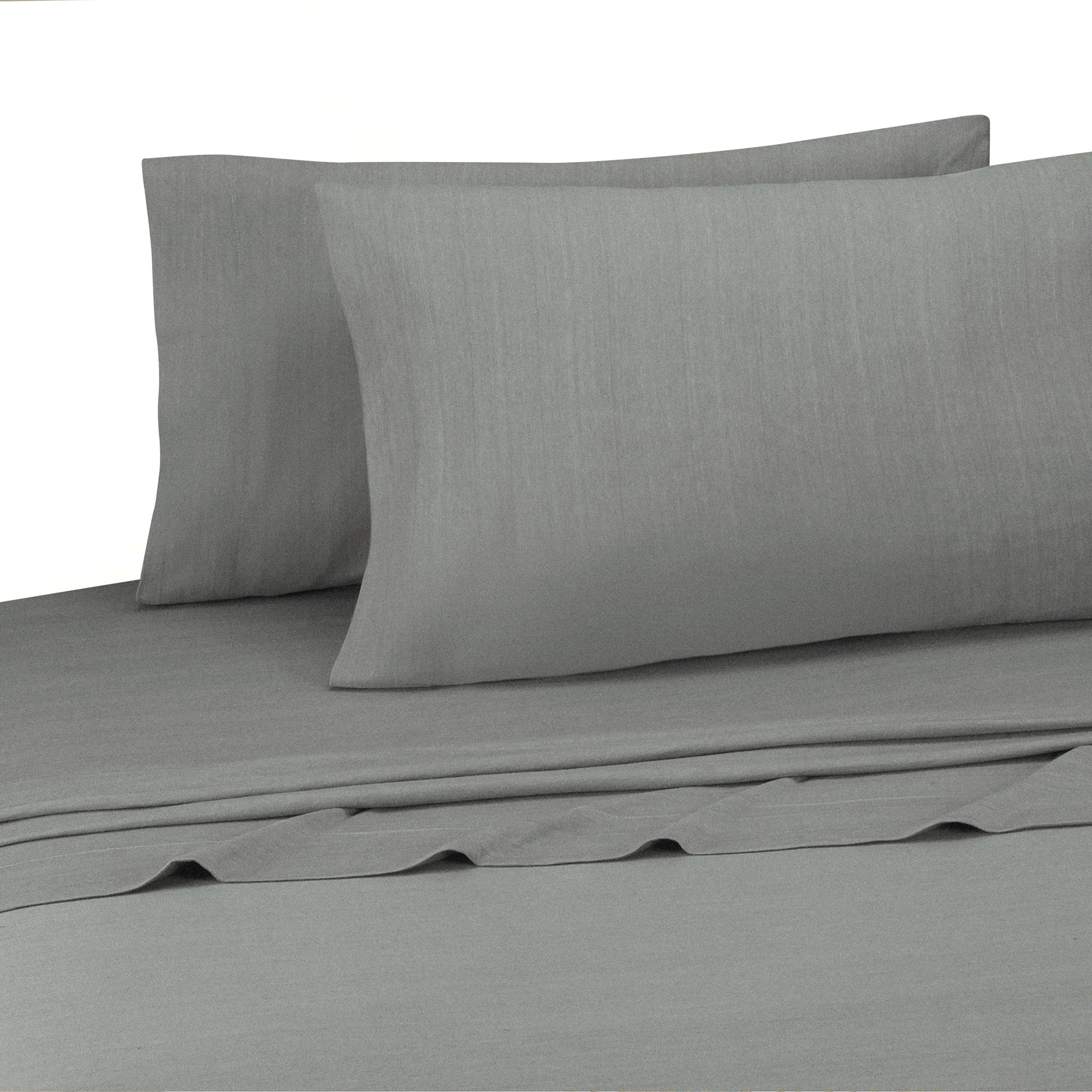 Full 4-Piece Sheet Set, Brooklyn Flat Cotton Blend Ultra Soft Jersey Knit Sheet Set By Royale Linens