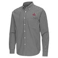 thumbnail image 2 of Men's Antigua Black Colorado Rapids Ellis Tri-Blend Long Sleeve Button-Down Shirt, 2 of 3