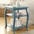 thumbnail image 5 of End Table with Two Lower Shelves, Red, 5 of 5