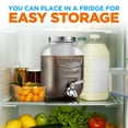 thumbnail image 4 of NutriChef 1 Gallon Glass Coffee Maker Wide-Mouth Authentic Mason Jar, Cold Brew Coffee Maker, 4 of 8