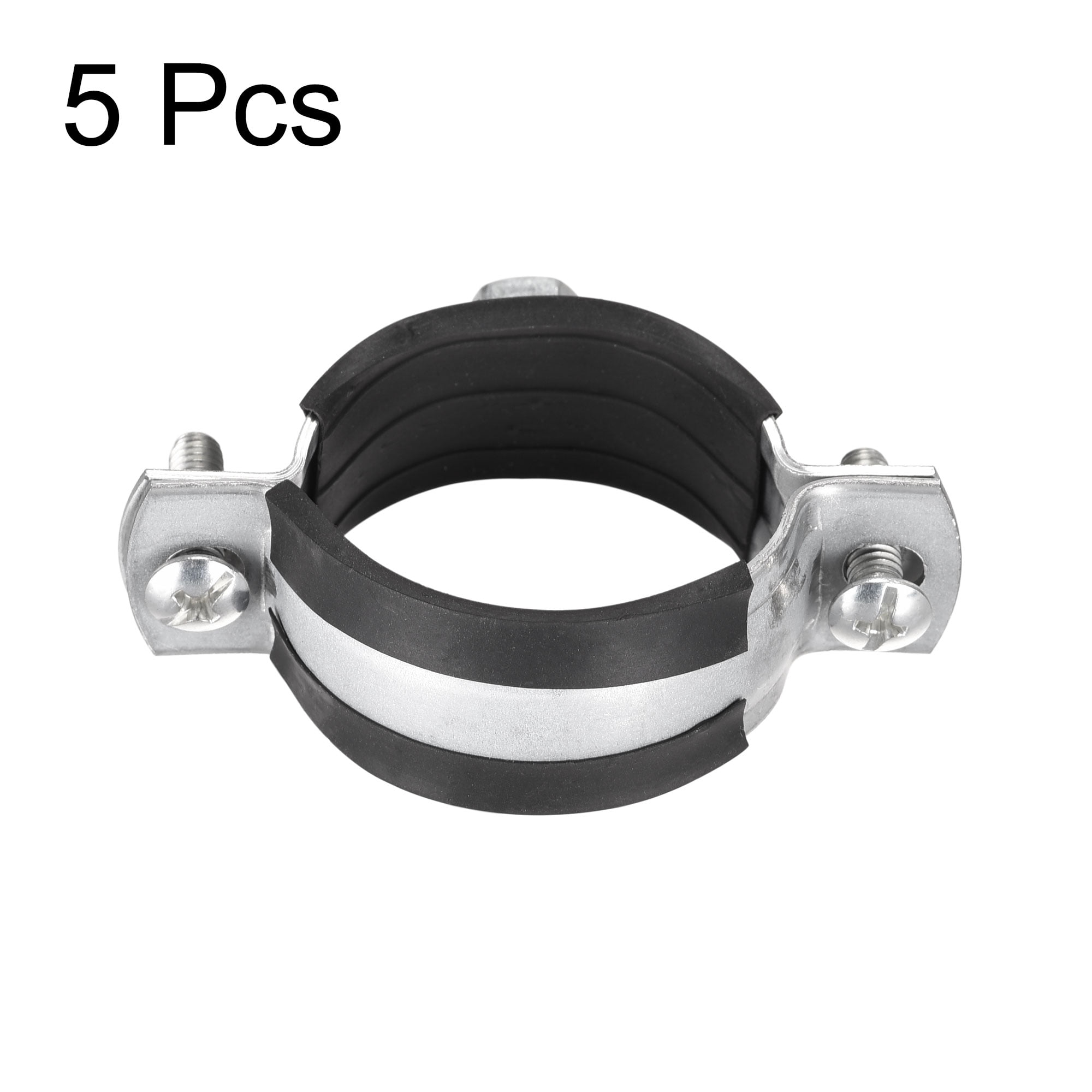 Pipe Bracket Clamp 1-9/16" Wall Ceiling Mount Iron Pipe Strap 5pcs 40mm 