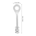 thumbnail image 2 of Luxshiny Motorcycle Chain Tensioner Fastener Bolt Gear Chain Fastener Metal Build, 2 of 8