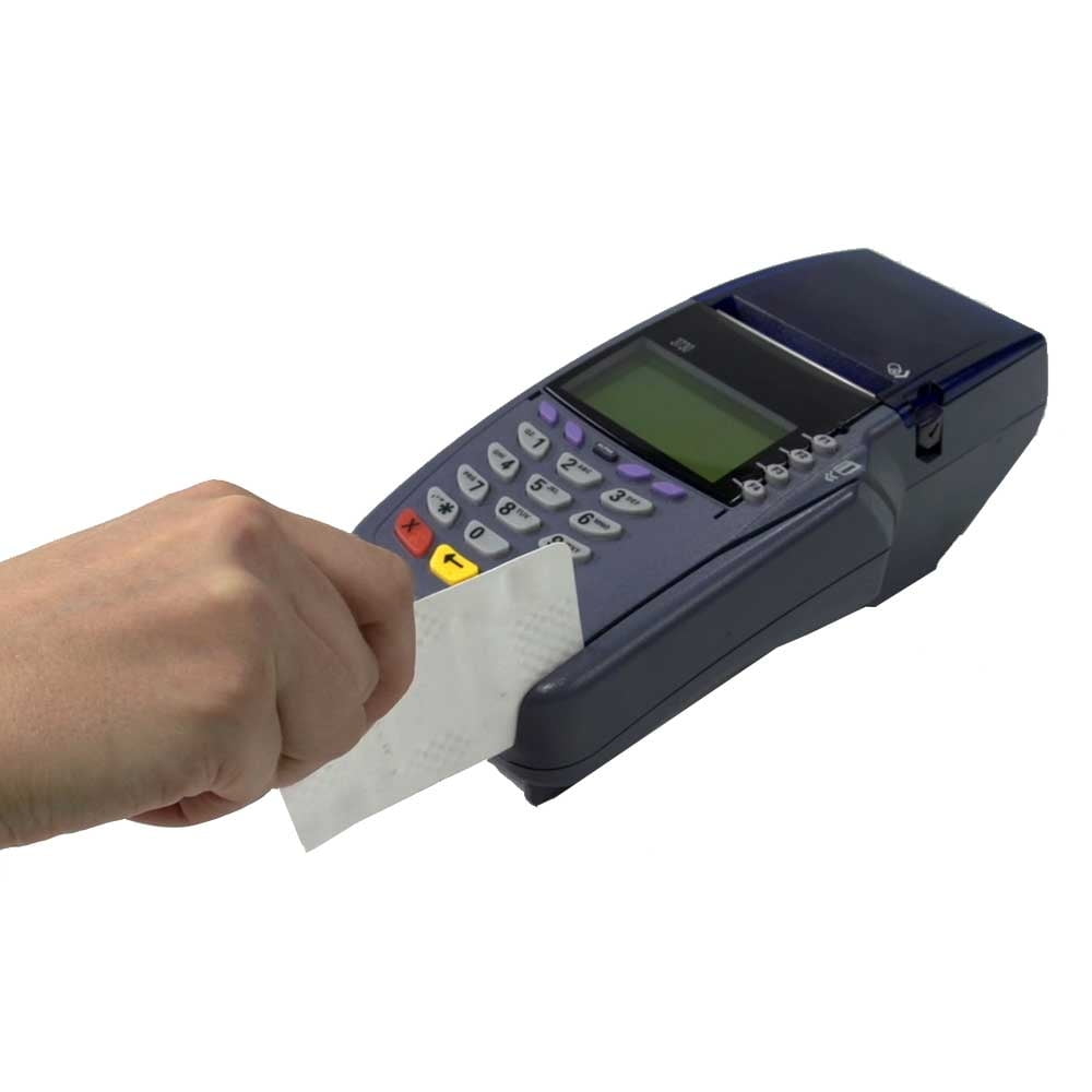 Magnetic Stripe Cleaner Verifone Card Reader Cleaning Card - Waffle ...