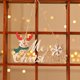 thumbnail image 2 of Letreros de Feliz Navidad, Letreros de Navidad colgantes de madera, Etiqueta de moda, Colgantes colgantes, Decoraciones de árboles de Navidad, Coronas, Decoración del hogar, Árbol de la puerta delant JAMW Sencillez, 2 of 5
