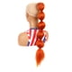 thumbnail image 5 of Fiudx Peluca Extensión de Cabello Rubio, Elegancia Elegante, con Trenza de Burbujas Suave, Envoltura Protectora Larga, para Uso Diario En Cosplay, Accesorio de Moda para Mujer, Fácil Instalación., 5 of 5